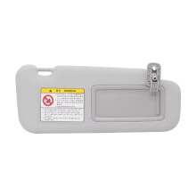 Car Sun Visor for Mazda 3/6/CX-4, Replaces 22850306, with Makeup Mirror & Light (Right Side, No Light Option)