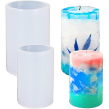 Diy Candle Mold 2pcs Candle Mold, Diy Silicone Mold Candle Molds Not Incl. Candle Wicks