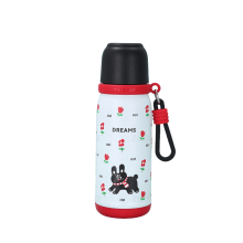 316 Stainless Steel Vacuum Cup, Portable with Carrying Strap, Pop-up Straw, Outdoor Sports Water Bottle/13.5 Oz