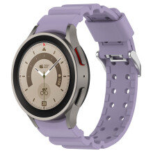 Silikon-Uhrenarmband ohne Lücke, kompatibel mit Samsung Galaxy Watch7/6/5/4/FE/5Pro (40 mm-47 mm)