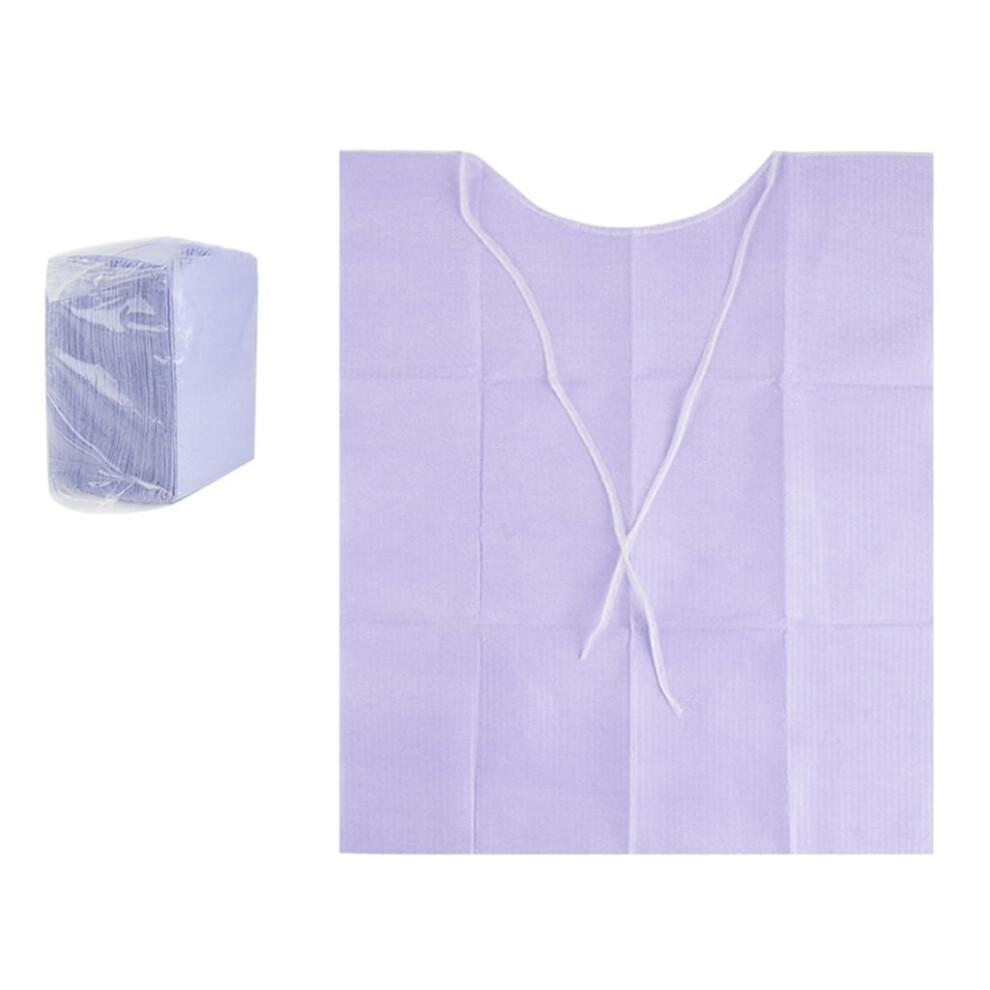30pcs Clinic Waterproof Bibs Disposable Hygienic Protective Cover