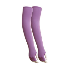 Ice Silk Sun Sleeves Summer Outdoor Cycling Sleeves Extended 53cm Finger Exposing Sleeves For Men And Women's Sports