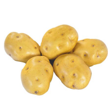 Foam Fake Potatos Simulation Bubble Fruits & Vegetables Emotion Arrangement Scenes Props Simulation Potato X 5Pcs