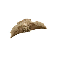 Mythical Medusa Resins Sculpture Artistic Medusa-Sandy yellow M