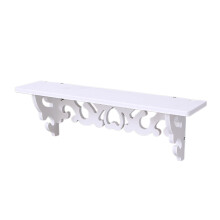 Floating Wall Shelves – No Drilling PVC Display Shelf for Living Room, Bedroom, Kitchen, Office; Compatible with Books, Spices & Decor