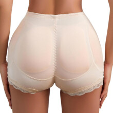 Dame Rumpeløftertruse Sømløs Polstret Undertøy Hofteforsterker Magekontroll Rumpeløftende Shapewear S-6XL