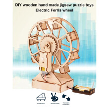 Winteraanbieding: Beschilderbare doe-het-zelf houten auto speelgoedset voor kinderen van 5-7 jaar, geschikt voor STEM-onderwijs, 35 x 19 x 1 cm