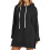 Caldo abito felpa oversize morbido pullover a maniche lunghe 1