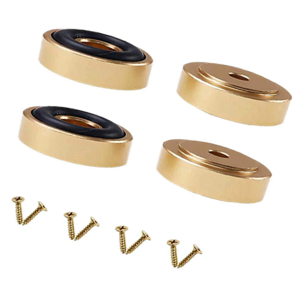 4Pieces Kitchen Chopping Board Stabilizers Feet High-Gold 7751001328244