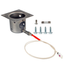 To Install Enameled Burning Area And Starter Group For Smoker