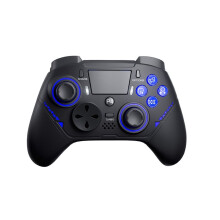 Per Controller di Gioco Wireless per PS4 per P4/Steam/PC con Pulsanti In Cristallo RGB e Sensore Hall Joystick A