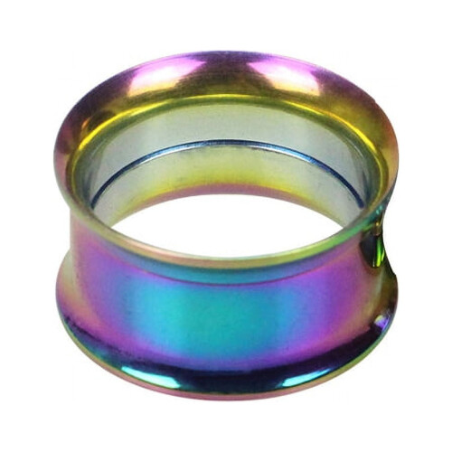 Ear Expander Solid Color Stainless Steel Double Flared