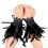 Gothic Lace Feather Arm Warmers Accessories 1