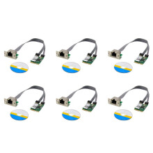 6X M.2 A+E KEY Scheda LAN Ethernet 2.5G Scheda di Rete di Controllo Industriale RTL8125B Scheda di Rete PCI Express