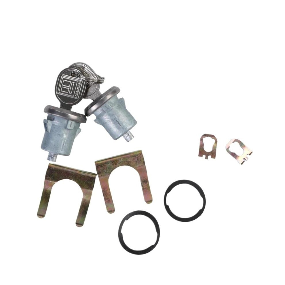 Door Lock Cylinder With 2 Keys Dl15802 Dl15800 For Chevrolet Gmc Oldsmobile Truck Suv Replacement 9771547566328