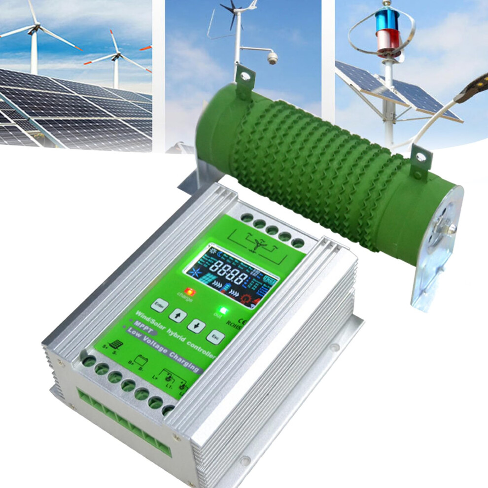 48V 2000W Mppt Wind Solar Hybrid Charge Controller With Lcd Display For Off Grid Power System 9092120185706