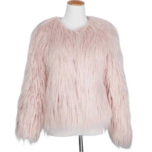 (2XL,Light Pink)Women\'s Long Sleeve Fluffy Coat Shaggy Warm Outerwear Winter Fall Clothes For Spring Fall Daily Wear