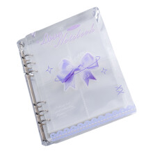Kpops Photocard Binder Kpops Photocard Holder Livre avec-Violet