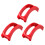 Modern Corn Tortillas Display Stand 12pcs Tacos Holder For-Red 1