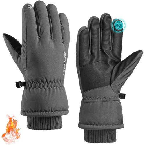 Winter Gloves Waterproof Thermal Touchscreen 1 Pair