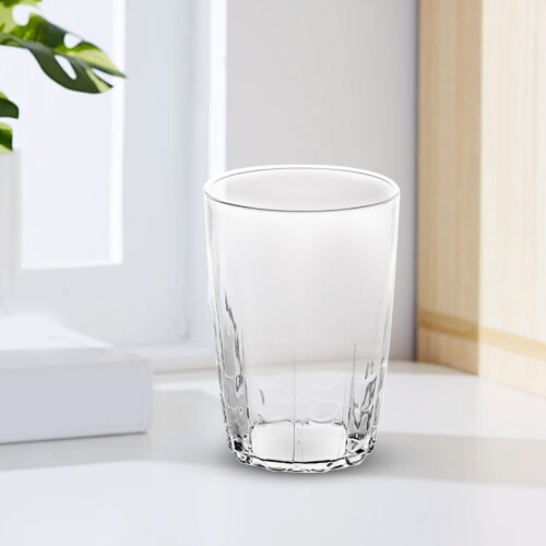 14 oz Colorful Heat-Resistant Plastic Cups – Stackable Beer/Tea/Beverage Cups for Restaurants & Home – Clear