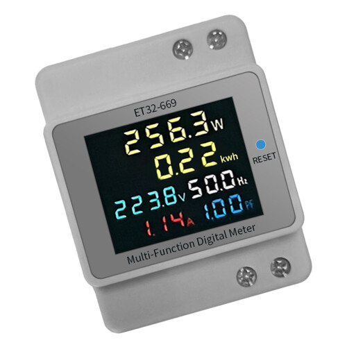Single Phase Digital Energy Meter with LCD Display 220V Voltage