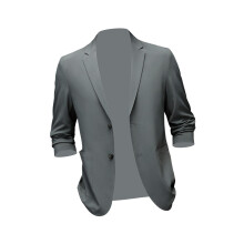 Blazer masculino, paletó masculino versátil para ocasiões formais, como casamentos e presentes, na cor cinza e verde. Tamanho M.