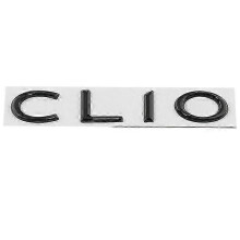(Black) Car 3D Metal Emblem Badge Decals Rear Trunk Boot Words Logo Sticker For Renault Clio RS 2 3 4 5 6 Sport Styling Accessories