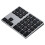 Tastierino numerico Bluetooth, 35 tasti numerici wireless, sottile e portatile per laptop, PC e desktop, argento 1