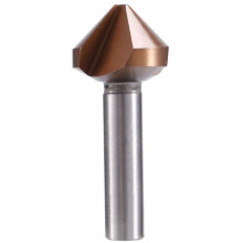 Broca Avellanada de 3 Estrías y 90 Grados, Cortador de Biselado, Broca Escariadora de un Solo Filo de Carburo de Tungsteno de Acero, 30 mm