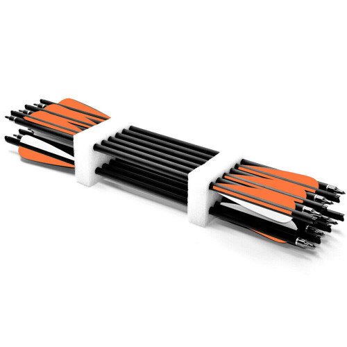 ALING Carbon Crossbow Arrows 20 Inch 12 Pcs