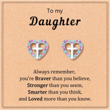 Women's Cross Earrings Communion and Baptism Gifts Baptism Gifts Baptism Accessories