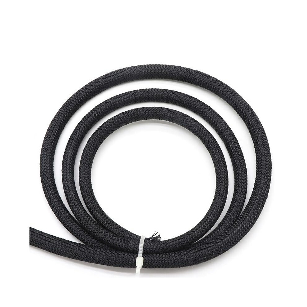 4Mm Pet Expandable Braided Cable Sleeve 30M Black Â Abrasion Resistant Wire Protection Sheath For Neat Cable Management 9771547565017