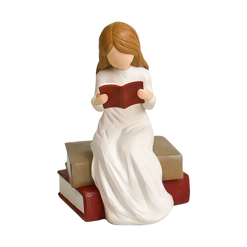 Reading Thinker Statue,Reading Girls Figurines Decorative