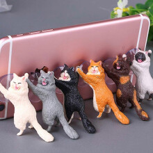 Cutre Cat Mobile Phone Holder Stand with Sucker, Tablets Smartphone Holder, Random Color (6)