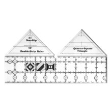 Rutschfestes 90-Winkel-Doppelstreifen-Schneidelineal für Bekleidungsdesign, Acryl-90-Lineal, Handnäh- und Schneidelineal