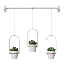 Filet de Pot de fleur suspendu, panier suspendu,-Blanc