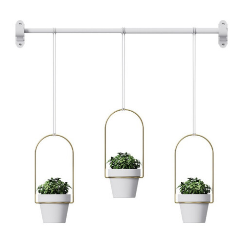 Filet de Pot de fleur suspendu, panier suspendu,-Blanc