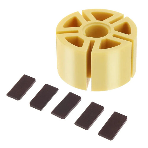 Rotor Stable avec Kit de lames adapté aux meuleuses pneumatiques