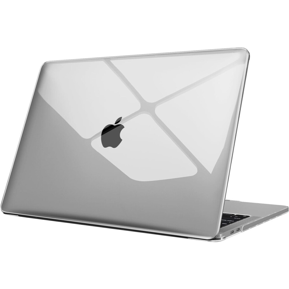 Snap-On Hard Shell Case Compatible With Macbook Pro 13" A2338 (M2/M1), A2251, A2289, A2159, A1989, A1706, A1708 (2016Â2023), Crystal Gray 9028731255750