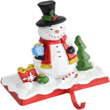 Santa Claus Stocking Ornaments - Home Living Room Fireplace Christmas Snowman Hook Decorations