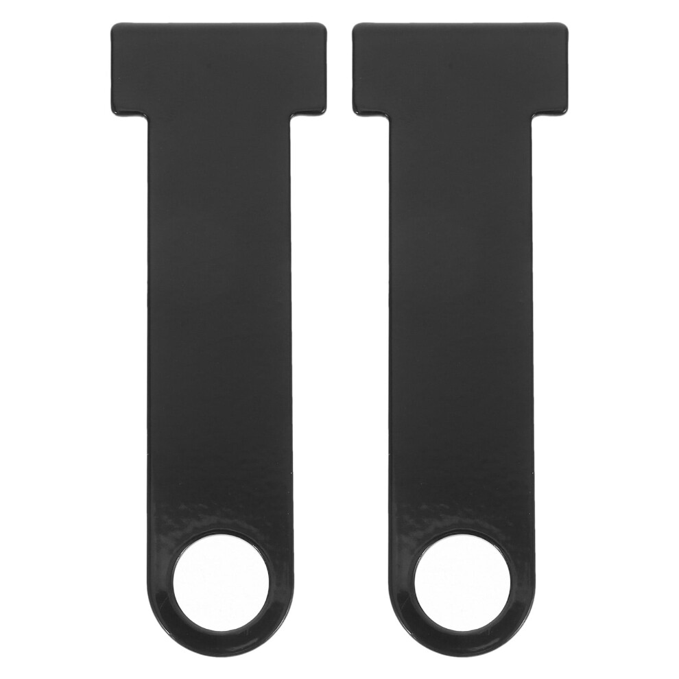 2Pcs Universal Motorcycle Strap Ring Lock Bracket Black 9028731218311