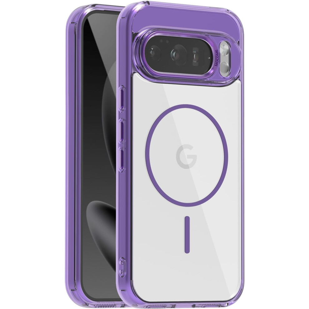 Compatible With Google Pixel 10/10 Pro Case Â Clear, Magsafe Wireless Charging Compatible, Yellowing-Resistant Rugged Case 9028731750040