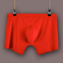 Sous-vêtements pour hommes, couleur unie, légers