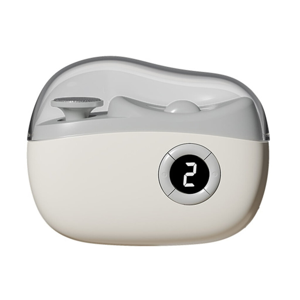 Light 2-In-1 Electric Nail Clipper & File With 3 Speeds, Rechargeable Â Compatible With Fingernails