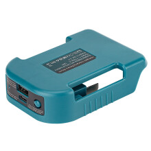 USB töltőadapter 18V/20V akkumulátorhoz 2 USB interfész C típusú gyorstöltő interfész alkatrészekkel
