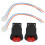 Warning Light Switch Button, Safer Riding Waterproof Easy Connection Hazard Light Switch Button For Motorbike Scooter 1