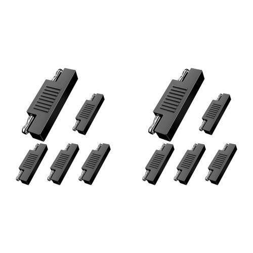 SAE Connector SAE to SAE Polarity Reverse Quick Disconnect Cable Plug Adapter for Solar Panel Battery Charger-10Pack