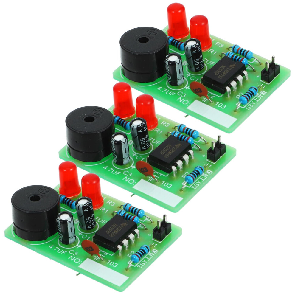 3 Sets Soldering Practice Kit For Beginners, Electronic Flash Circuit Diy Kit For Hobbyists 9771547562085