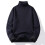 Men's Knit Turtleneck Sweater Ribbed Long Sleeve Basic Solid Pullover Sweater Casual Winter Thermal Sweater Tops 1